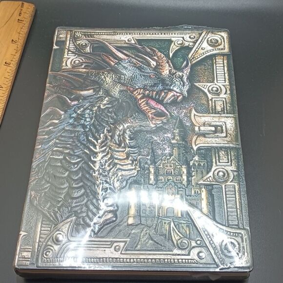 EMBOSSED Dragon journal planner book multicolor diary manifest - Picture 2 of 5